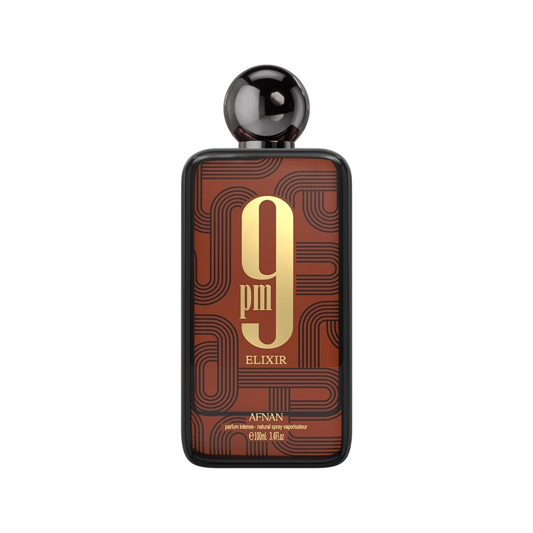 Afnan 9 PM Elixir Unisex Extrait de Parfum, 100ml