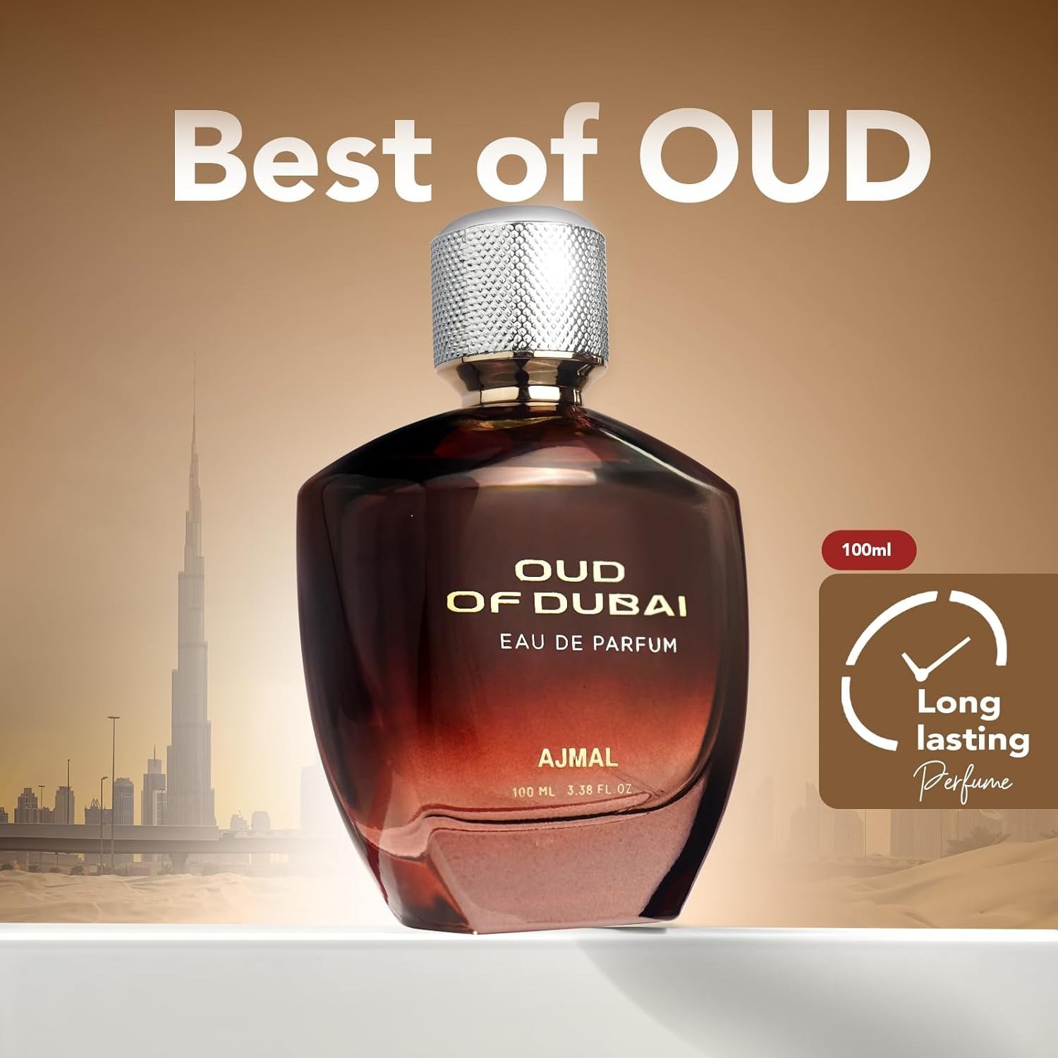 Ajmal Oud of Dubai Perfume for Men | 100ml EDP | Perfume for Men with Oud, Woody & Musky Notes secondary