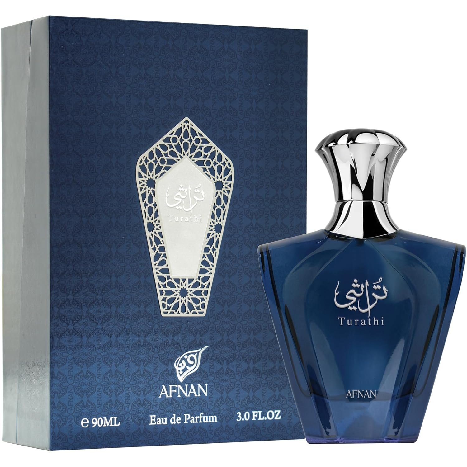 Afnan Turathi Blue Eau de Parfum Spray for Men, 90ml secondary